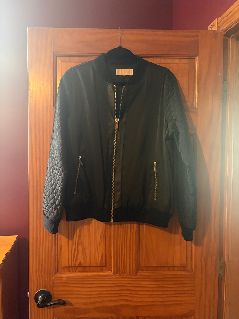 Michael Kors quilted bomber jacket